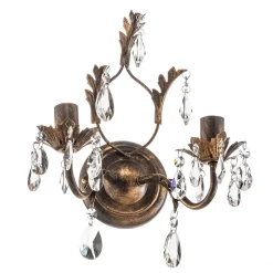 Vegglampe Teresa som lysekrone, 2 lyskilder