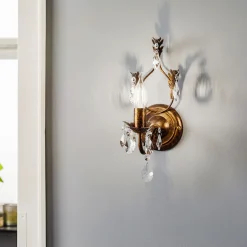 Vegglampe Teresa som lysekrone, 1 lyskilde