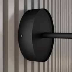 Veggspot Leda 1, 1 lyskilde, svart