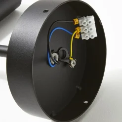 Veggspot Leda 1, 1 lyskilde, svart