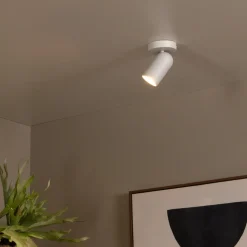 Veggspot Punch, 1 lyskilde, hvit