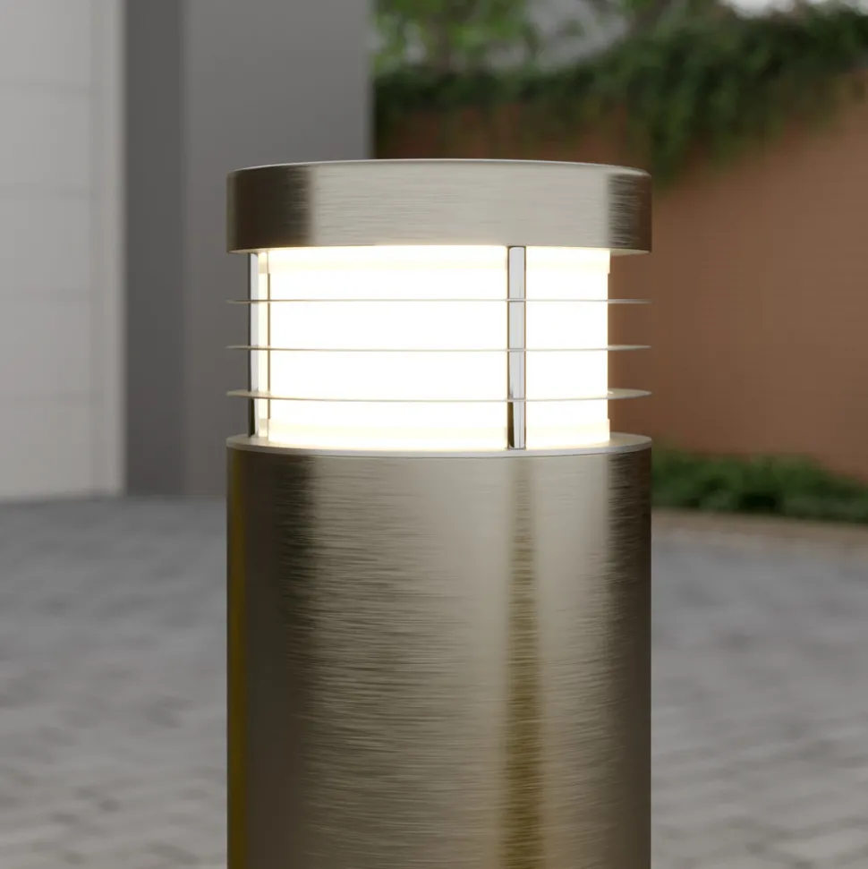 Veilampe Caramia, stål, saltvannsresistent