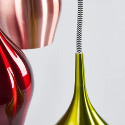 Vibrant - hengelampe med fargete skjermer 5-l.