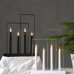 Vinduslampe Glossy, ramme, 4 lyskilder, hvit