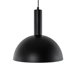 Vitrum cupola M hengelampe, svart, halvsirkelformet, Ø 30 cm