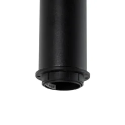 Vitrum cupola M hengelampe, svart, halvsirkelformet, Ø 30 cm