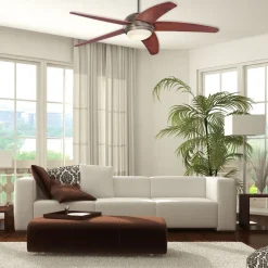 Westinghouse Bendan LED-vifte vinger brun