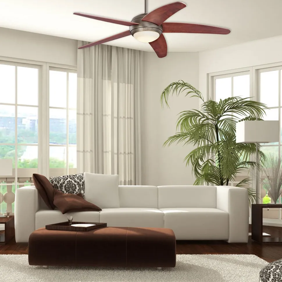 Westinghouse Bendan LED-vifte vinger brun