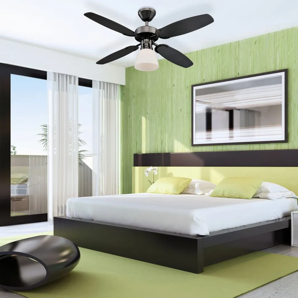 Westinghouse Capitol vifte grafitt, svart