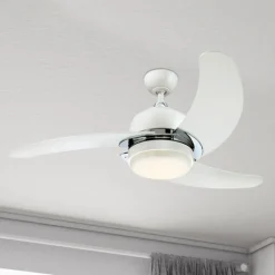 Westinghouse Simone vifte, LED-lampe, hvit