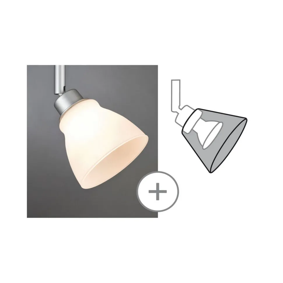 Wolbi glasskjerm i hvitt