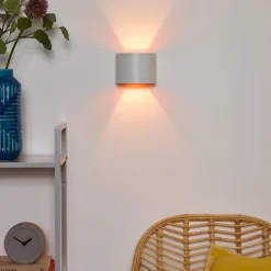 Xio LED-vegglampe, bredde 13 cm, hvit