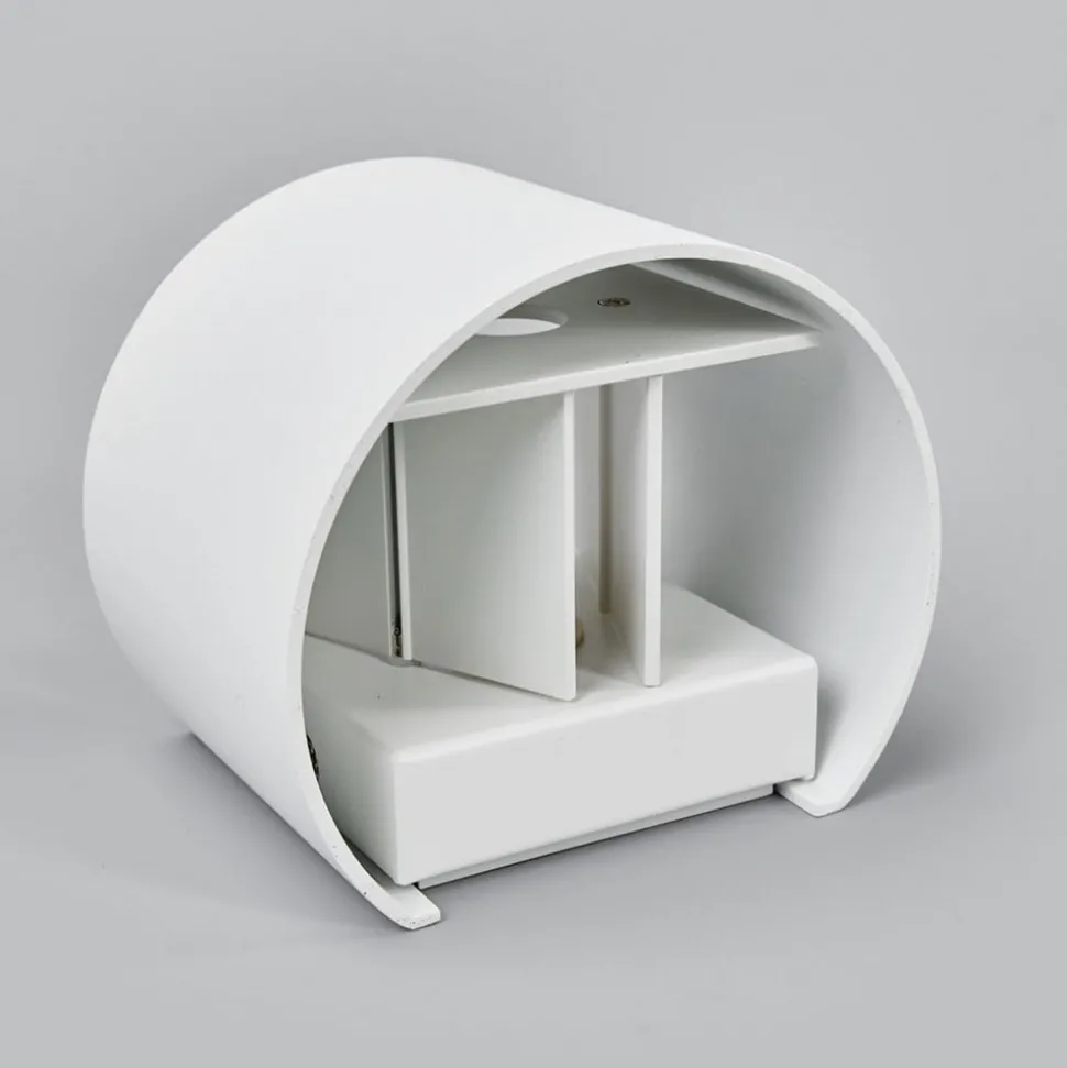 Xio LED-vegglampe, bredde 13 cm, hvit