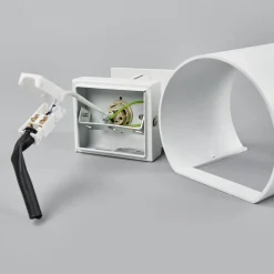 Xio LED-vegglampe, bredde 13 cm, hvit