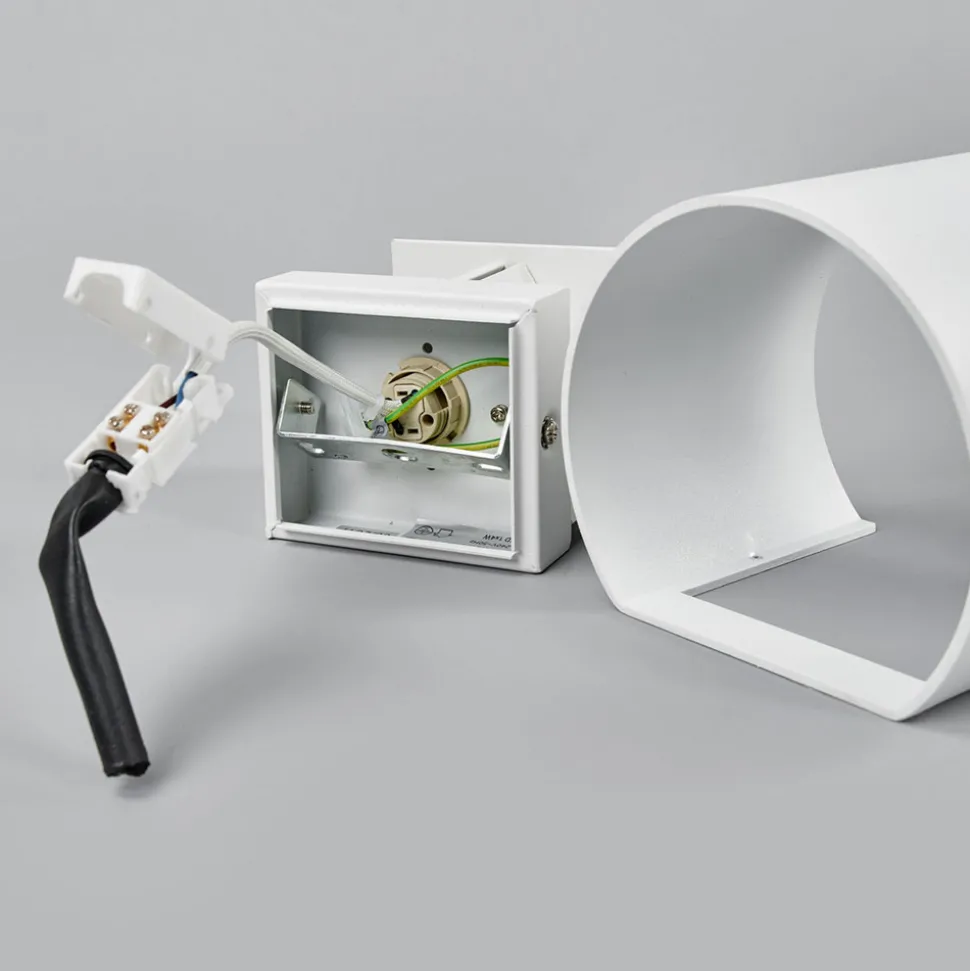 Xio LED-vegglampe, bredde 13 cm, hvit