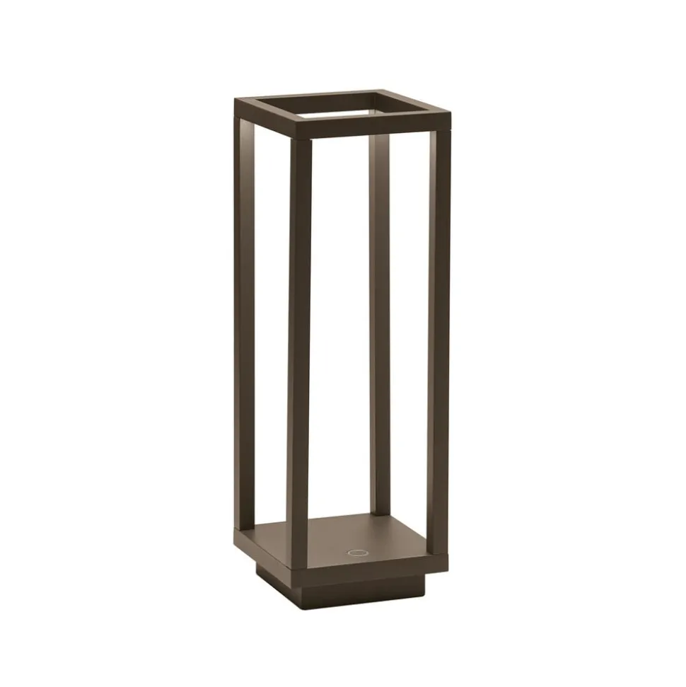 Zafferano Home LED-batteri-lykt IP54 corten