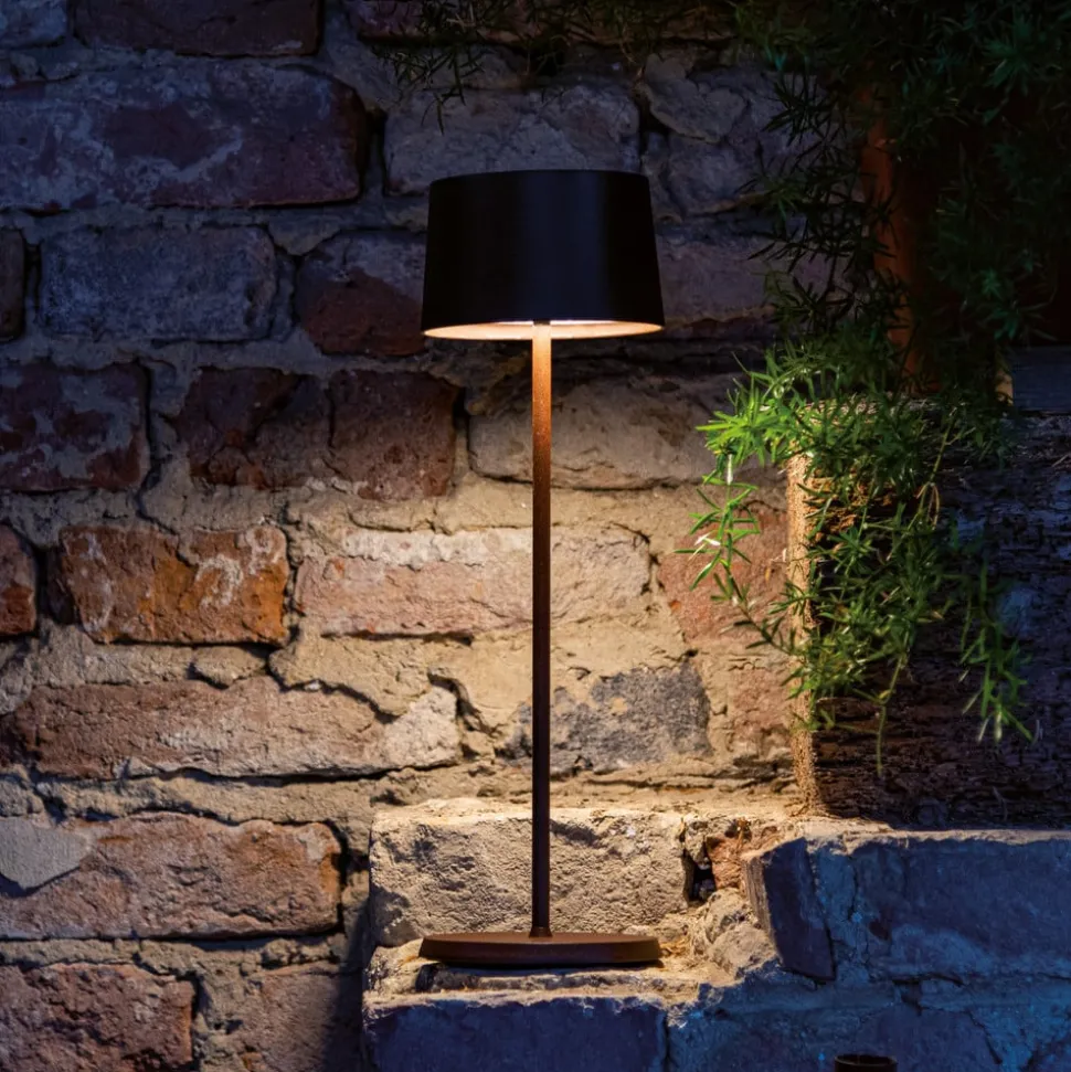 Zafferano Olivia 3K bordlampe IP65 corten
