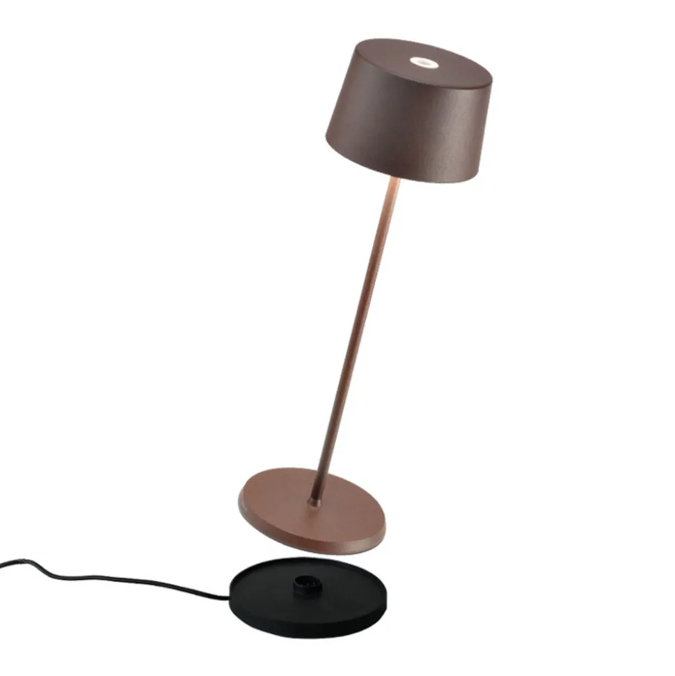Zafferano Olivia 3K bordlampe IP65 corten
