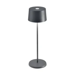 Zafferano Olivia 3K bordlampe IP65 grå