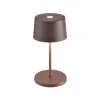 Zafferano Olivia mini 3K bordlampe i corten