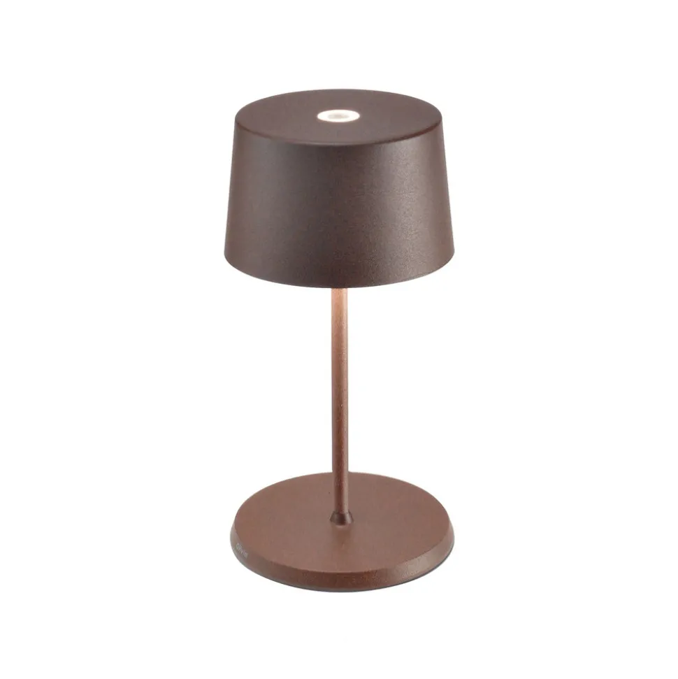 Zafferano Olivia mini 3K bordlampe i corten