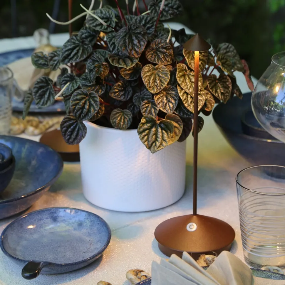 Zafferano Pina 3K bordlampe IP54 corten