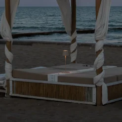 Zafferano Poldina bordlampe batteri IP65 sand