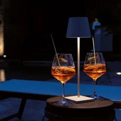 Zafferano Poldina bordlampe batteri IP65 sand