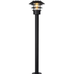 Zico pullertlampe av aluminium, svart